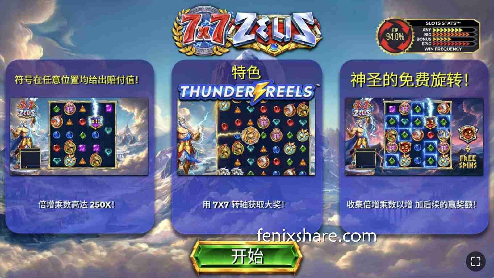 YGG老虎机试玩去哪？完美体育试玩《7×7宙斯》更省心